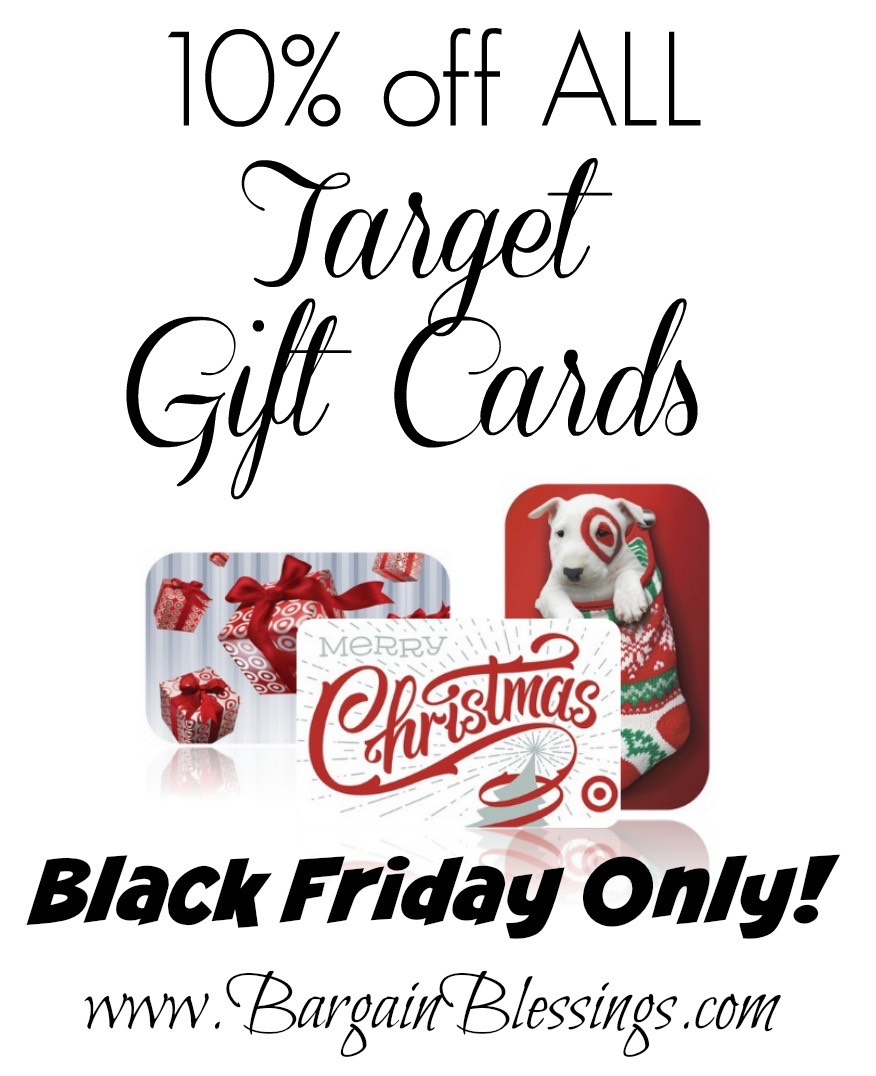 *HOT* Target Black Friday Gift Deal: Gift Cards for 10% off Today Only!